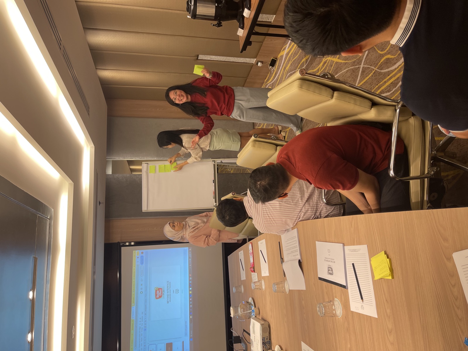 OCBC Bank team during a UX design workshop